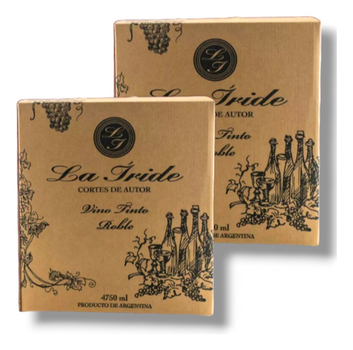 Vino Malbec La Iride Bag In Box 4750ml X 2uni