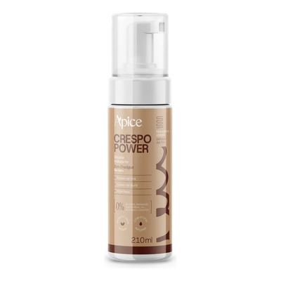 Mousse Hidratante Crespo Power 210 ml - Ação Condicionante Apice | MercadoLivre