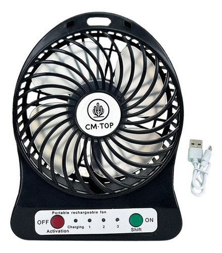 Ventilador Portatil Usb Chiquito De Escritorio 3 Velocidades