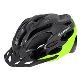 Capacete De Ciclismo Bike Absolute Nero Cor Pret0-amarel Neon Tamanho G (58-61)