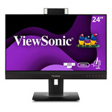 Viewsonic Vg2456v Monitor 24  Full Hd Ips, Camara Integrada Color Negro