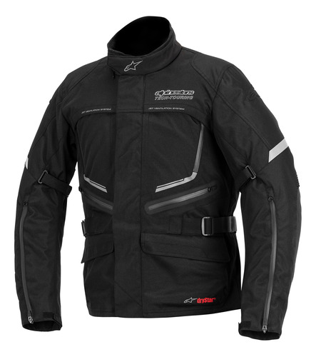 Campera Alpinestars Valparaiso Drystar Jacket Negra Talle L