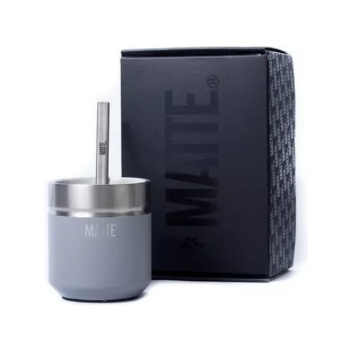 Mate Acero Inoxidable Con Bombilla Y Packaging Combo Ds Line