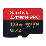 Sandisk Extreme Pro Micro Sdxc Classe10 U3 100mb/s 4k 128gb