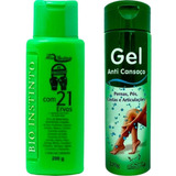 Kit Gel Detonador Com 21 Ervas + Gel Anti Cansaço Pernas Pés