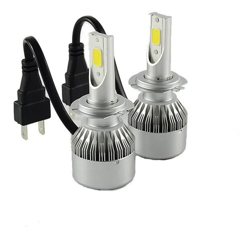 Kit X2 Lamparas Cree Led C6 H7 Baja Citroën C3 C4 16000lm