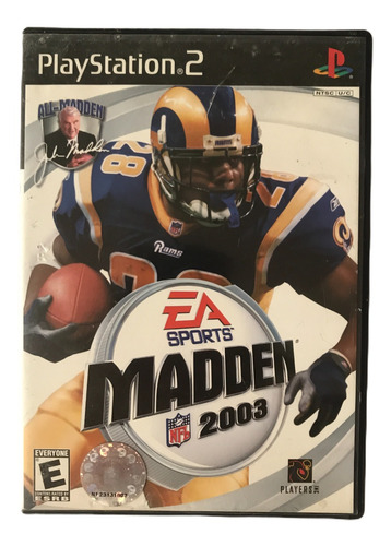 Madden 2004 Playstation 2 Ps2 Juego Original Marshall Faulk