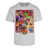 Playera Marvel Vs Capcom Arcade Poster Clash Of Titans Gris