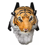 Bolso De Hombro Stuffed Tiger Head, Mochila