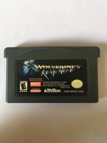 Jogo Wolverines Revenge  Nintendo Game Boy Advance