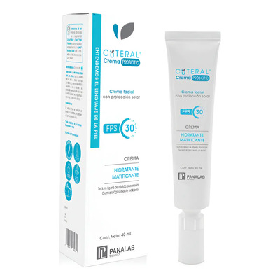 Panalab Cuteral Crema Probiotic FPS 30 Hidratante Matificante para Rostro Piel Normal a Grasa | Meses sin interés