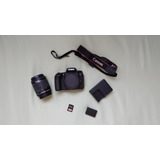 Câmera Canon 77d (versão Profissional Da T7i) + Lente 18-55