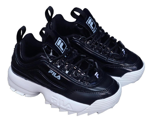 Tenis Fila Disruptor Ii Liquid Para Niños 17 A 22. 3xm01271-