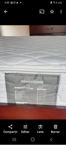 Colchón Doble Comodisimo Y Base Cama Dividida Special Home 