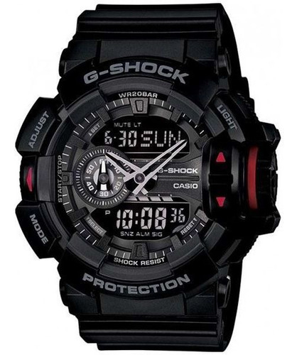 Relógio Casio G-shock Ga-400-1bdr Rotary Switch