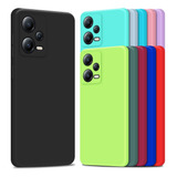 Capa Capinha Compativel Redmi Note 12 5g Silicone Aveludado 