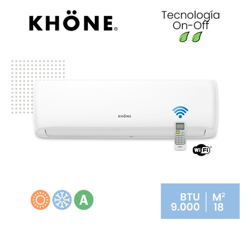 Aire Acondicionado Khöne 9000 Btu Split Inverter 