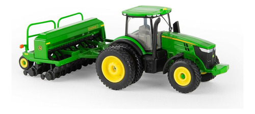 Tractor 7215r Con Sembradora De Grano Fino John Deere