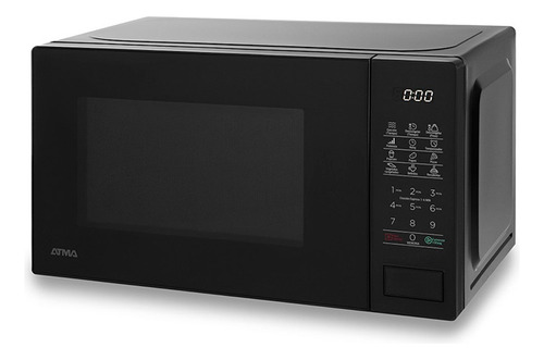 Microondas Digital Atma 20 Litros 700w Negro Matdb20cn