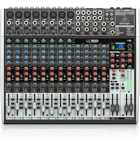 Behringer Xenyx X2222-usb Consola Mixer Con Efectos.