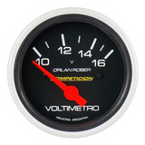 Voltimetro Orlan Rober Competicion 60mm 12v