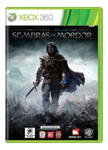 Mídia Física Shadow Of Mordor Xbox 360 Novo