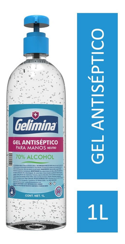 Gel Antibacterial Para Manos 1 Litro Gelimina