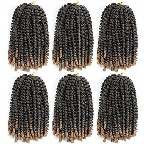 Crochet Bomb Twist Ombre 6pcs Hair Extensions