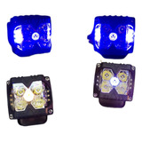 Faros Duallys Led Strobo Azul Tipo Baja Maverick X3 Rzr