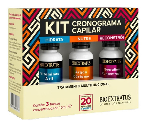 Kit Cronograma Capilar Bio Extratus