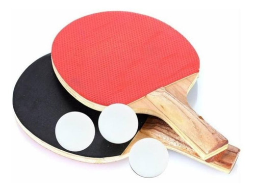 Kit Par De Raquetas De Ping Pong Con 3 Pelotas. Practica #2