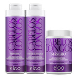  Eico Cabelos Longos Shampoo + Condicionador + Máscara 1kg