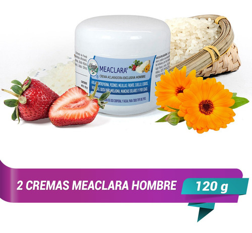 Crema Aclaradora Para Hombre Axilas Codos Y Cuello Meaclara