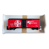 Vagon De Carga Tyco Santa Fe Puerta Corrediz Escala H0 1/87 