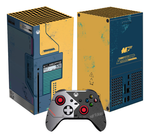 Skin Para Xbox Series X Cyberpunk + Mandos