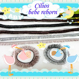 5 Fitas De Cílios Bebe Reborn 8mm