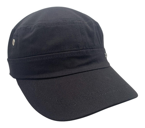 Gorra Tipo Milicia Visera Curva 5 Paneles Sin Estructura