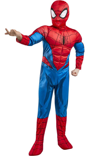 Disfraz Talla Medium Para Niños Traje De Spider-man Lejos