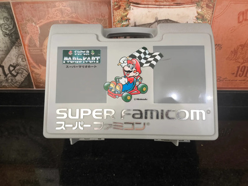 Maleta Do Super Mario Kart Para Acessórios De Super Famicom 