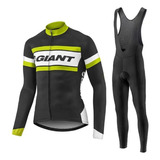 Conjunto Ciclismo Tricota  Y Calzas Largas De Ciclismo Giant