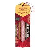 Bálsamo Labial Chapstick  Set De Besos De Muérdago De Burt's