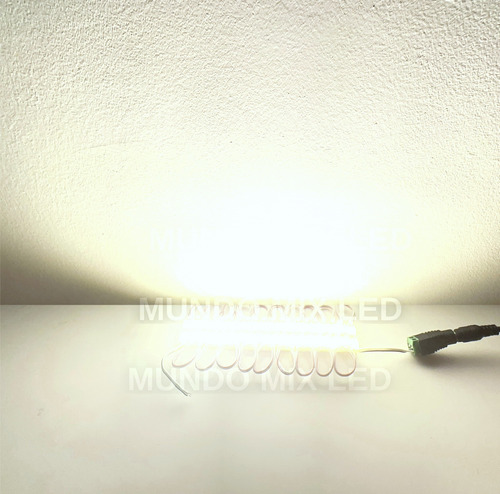 10pçs Mini Módulo Led 5050 Ip67 2-leds 27mm + 01 Fonte 12v