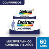 Centrum Hombre 60 Comp Rec Sabor Sin Sabor