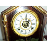 Antiguo Reloj Mesa Waterbury Clock Alarma Despertad No Envio