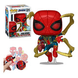 Funko Pop Iron Spider-man Figura De Acción Marvel Avengers