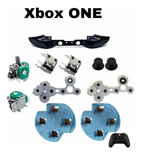 Joystick Xbox One + 2 Membranas (1 Y 1)  +2 Lb +2 D Pad