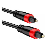 Cable Optico Audio Digital Fibra Toslink Plug A Plug 5 Mts  