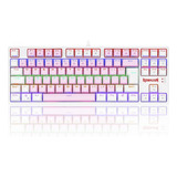 Teclado Mecânico Gamer Redragon Daksa Rainbow, Switch Blue R