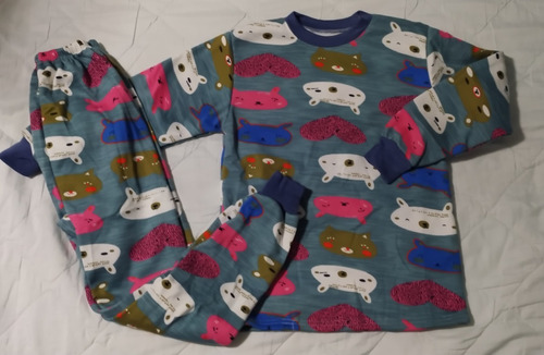 Pijama Niños Afranelado Calentitos (tallas 4 A 10)