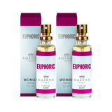 Kit 2 Perfumes 15ml Feminino Amakha Paris Euphoric Promoção